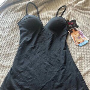 Self Expressions Black Wirefree Camisole with Foam Cups Size Small 34-38 Bra New